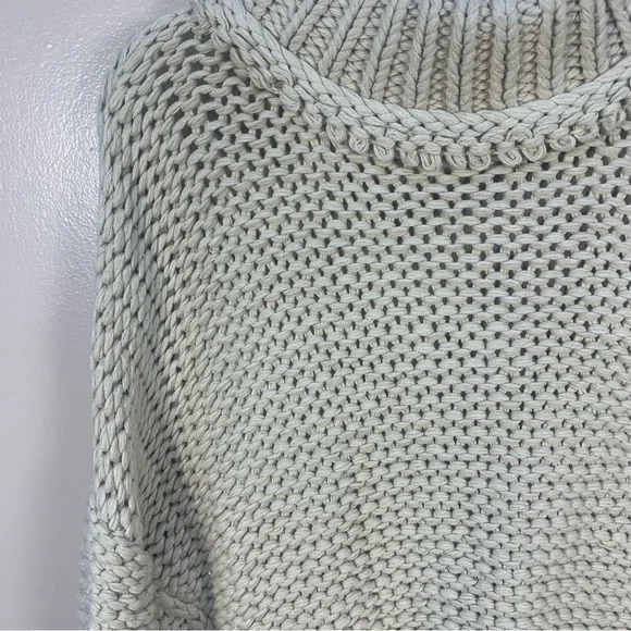 Free People My Only Sunrise Chunky Open Cable Knit Oversized Slouchy Sweater - Picture 7 of 16